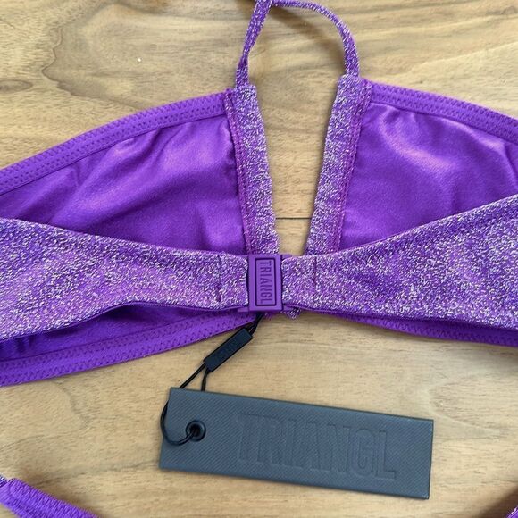 TRIANGL ASTER - VIOLET SPARKLE SET NO BAG NEW WITH TAGS - Picture 10 of 10